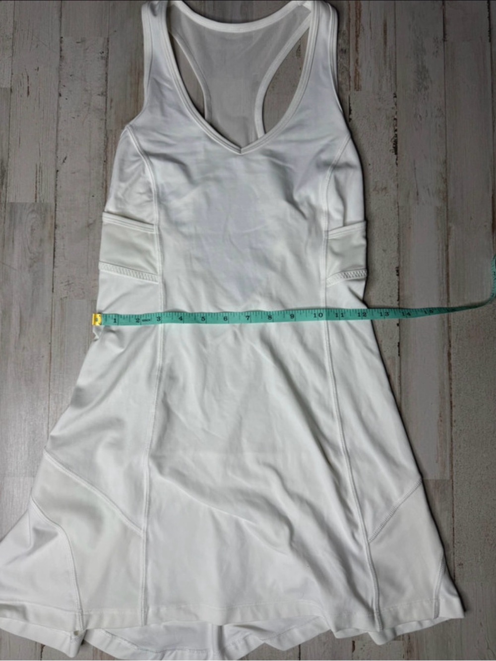 Lululemon White Athletic Tennis Dress with Flared Skirt Size Small Golf Pickleba - Picture 9 of 11